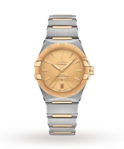 Omega Constellation Men Automatic Yellow Stainless Steel & 18ct Gold Watch O13120362008001