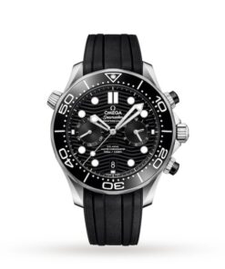 Omega Seamaster Men Automatic Black Rubber Watch O21032445101001