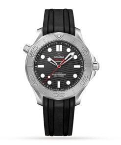 Omega Seamaster Men Automatic Black Rubber Watch O21032422001002