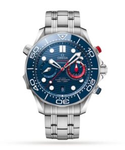 Omega Seamaster Men Automatic Blue Stainless Steel Watch O21030445103002