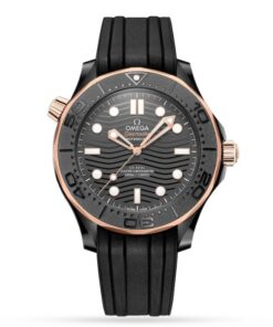 Omega Seamaster Men Automatic Black Rubber Watch O21062442001001