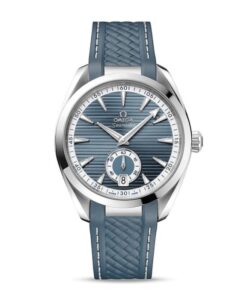 Omega Aquaterra Men Automatic Blue Rubber Watch O22012412103005