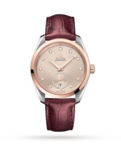 Omega Seamaster Aqua Terra Women Automatic Red Leather Watch O22023382059001