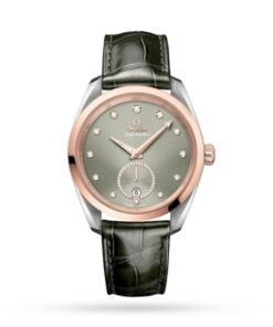 Omega Seamaster Aqua Terra Women Automatic Grey Leather Watch O22023382060001