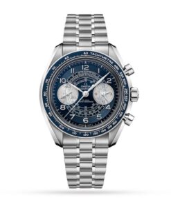 Omega Speedmaster Men Automatic Blue Stainless Steel Watch O32930435103001