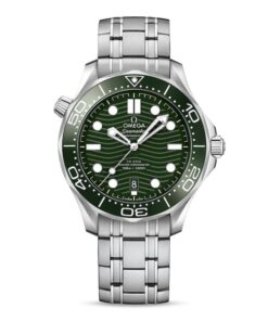 Omega Seamaster Men Automatic Green Stainless Steel Watch O21030422010001