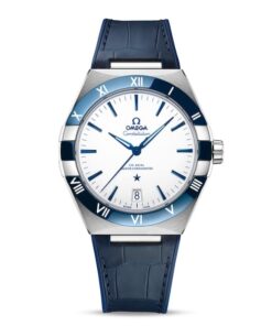 Omega Constellation Men Automatic White Leather Watch O13133412104001