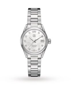 TAG Heuer Carrera Women Automatic Mother of Pearl Stainless Steel Watch WAR2414.BA0776