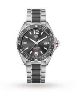 TAG Heuer Formula 1 Men Automatic Black Ceramic & Stainless Steel Watch WAZ2011.BA0843