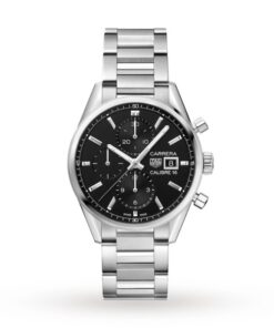 TAG Heuer Carrera Men Automatic Black Stainless Steel Watch CBK2110.BA0715