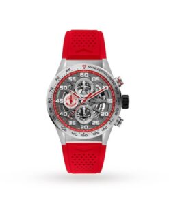 TAG Heuer Carrera Men Automatic Black Rubber Watch CAR201M.FT6156