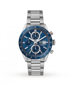 TAG Heuer Carrera Men Automatic Blue Stainless Steel Watch CBM2112.BA0651