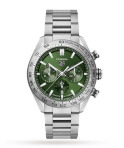 TAG Heuer Carrera Men Automatic Green Stainless Steel Watch CBN2A10.BA0643