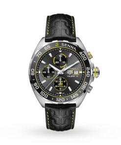 TAG Heuer Formula 1 Men Automatic Grey Leather Watch CAZ201B.FC6487