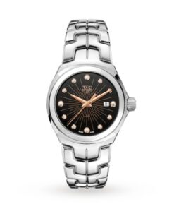 TAG Heuer Link Women Quartz Black Stainless Steel Watch WBC131F.BA0649