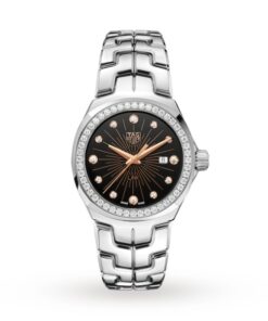 TAG Heuer Link Women Quartz Black Stainless Steel Watch WBC131G.BA0649