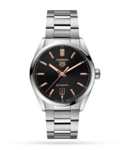 TAG Heuer Carrera Men Automatic Black Stainless Steel Watch WBN2113.BA0639