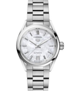 TAG Heuer Carrera Women Automatic Mother of Pearl Stainless Steel Watch WBN2410.BA0621
