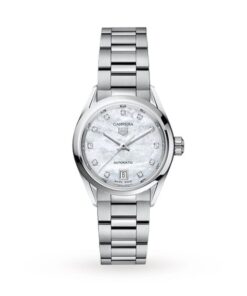 TAG Heuer Carrera Women Automatic Mother of Pearl Stainless Steel Watch WBN2412.BA0621
