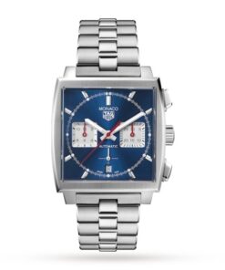 TAG Heuer Monaco Men Automatic Blue Stainless Steel Watch CBL2111.BA0644
