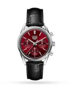 TAG Heuer Carrera Men Automatic Red Stainless Steel Watch CBK221G.FC6479