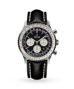 Breitling Navitimer Men Automatic Black Leather Watch AB0127211B1X1