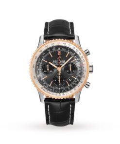 Breitling Navitimer Men Automatic Grey Leather Watch UB0121211F1P1