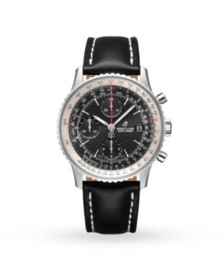 Breitling Navitimer Men Automatic Black Leather Watch A13324121B1X1