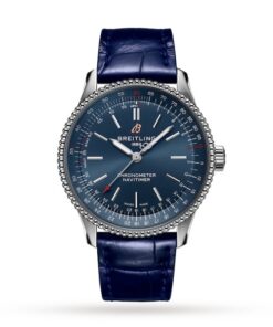 Breitling Navitimer Women Automatic Blue Crocodile Watch A17395161C1P1