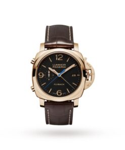 Panerai Luminor Men Automatic Brown Alligator Watch PAM00525