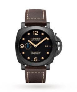 Panerai Luminor Men Automatic Black Calf Watch PAM00661