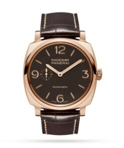 Panerai Radiomir Men Automatic Brown Alligator Watch PAM00573