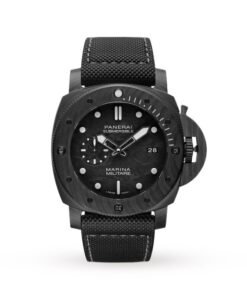 Panerai Submersible Men Automatic Black Rubber Watch PAM00979