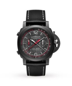 Panerai Luminor Men Automatic Black Calf Watch PAM01037