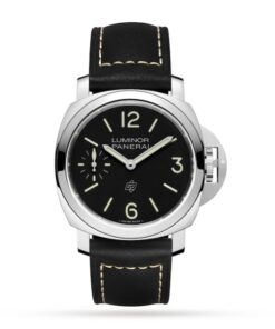 Panerai Luminor Men Automatic Black Calf Watch PAM01084