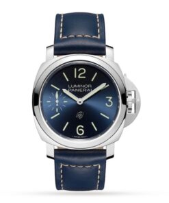 Panerai Luminor Men Automatic Blue Calf Watch PAM01085