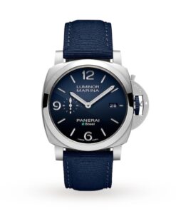Panerai Luminor Men Automatic Blue Resin Watch PAM01157