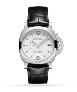 Panerai Luminor Men Automatic White Alligator Watch PAM01271