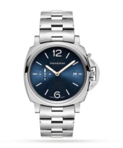 Panerai Luminor Due Men Automatic Blue Stainless Steel Watch PAM01124