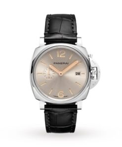 Panerai Luminor Due Men Automatic Ivory Alligator Watch PAM01249