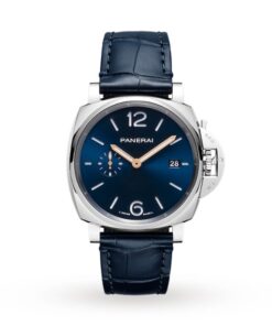 Panerai Luminor Due Men Automatic Blue Alligator Watch PAM01274