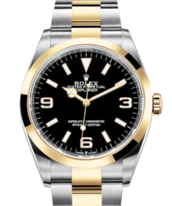 Rolex Explorer Oyster 36 mm Oystersteel and yellow gold 124273