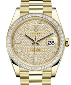 Rolex Day-Date 40 Oyster 40 mm yellow gold and diamonds 228398TBR